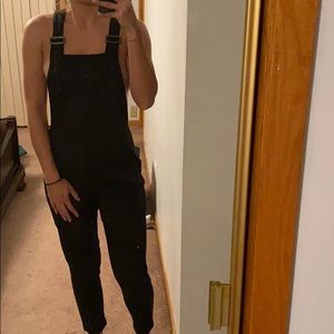 Black overall jumpsuit